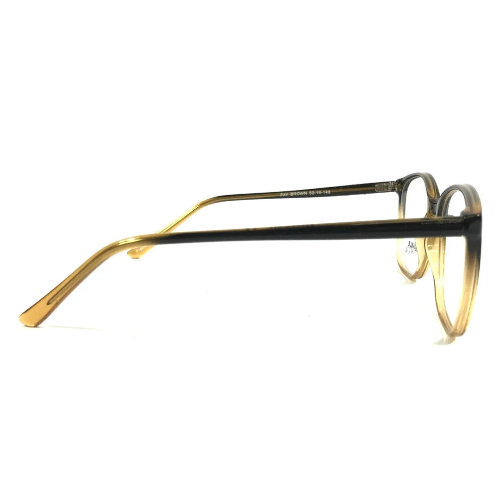 Affordable Designs Eyeglasses Frames FAY BROWN Square Full Rim 52-18-140